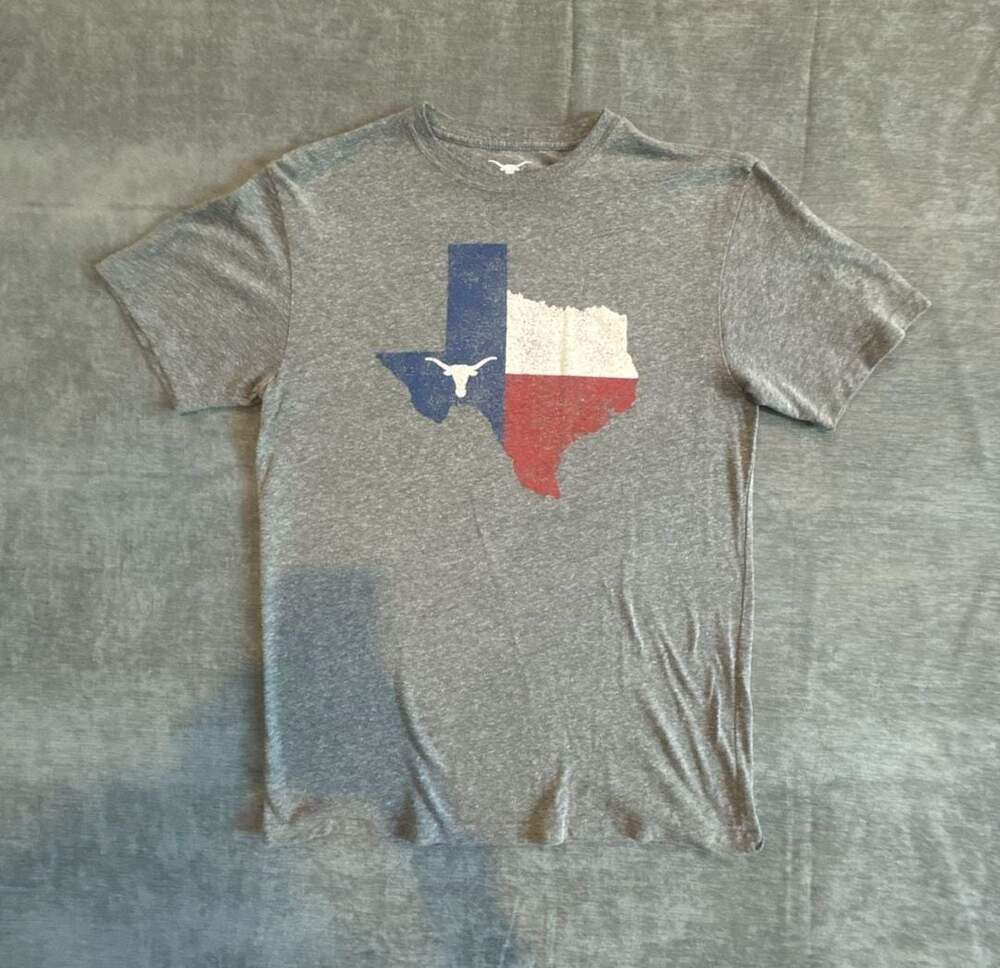 We Are Texas Authentic Apparel Gray Texas Flag T-Shirt